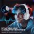 PHOINIKAS Wireless Gaming Headset with mic for PS4 PS5 PC Switch, 2.4G Wireless Over Ear USB Gaming Headphones with 7.1 Stereo Sound, Low Latency, 15H Battery Life - White
